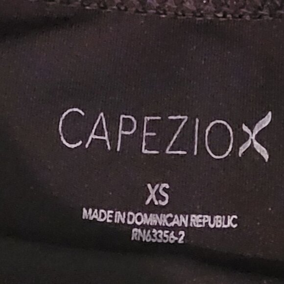 CAPEZIO KIDS dance bodysuit, size XS black + with MONDOR beige footless tights. - Picture 2 of 4